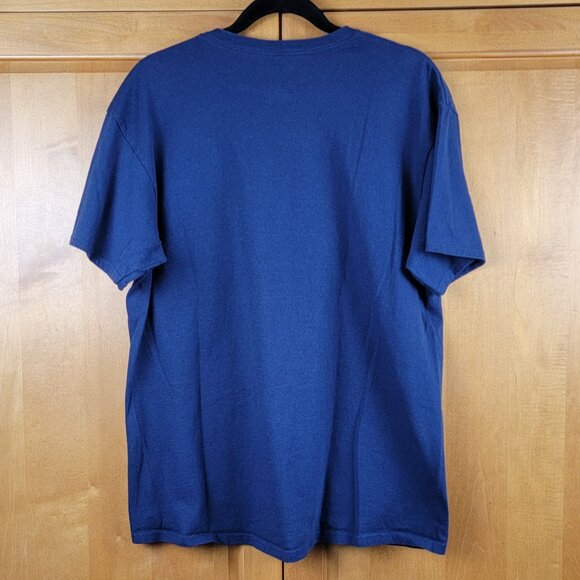 MLB Genuine Merchandise Navy NY Yankees Baseball Short Sleeve Crew Neck Tee - L - Picture 4 of 6